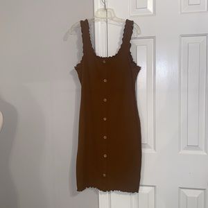 Rosetta Dress in Brown